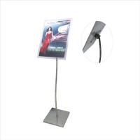 Advertising A3 A4 Poster Sign Banner Holders Metal Floor Display Stand